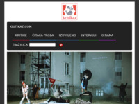 Frontpage screenshot for site: Kritikaz (http://kritikaz.com)