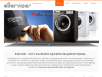 Frontpage screenshot for site: eServiser - Kućanski aparati (http://www.eserviser.com)