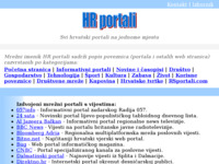 Frontpage screenshot for site: HR portali - Svi hrvatski portali na jednome mjestu (http://www.hrportali.com/)
