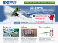 Frontpage screenshot for site: Ski servis Vujičić (http://www.ski-servis.hr)
