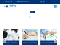 Frontpage screenshot for site: (http://veritas-revizija.hr/)