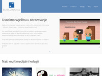Frontpage screenshot for site: Bura Znanja (http://www.buraznanja.hr)