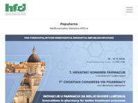 Frontpage screenshot for site: HFD - Hrvatsko farmaceutsko društvo (http://www.farmaceut.org)