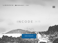 Frontpage screenshot for site: (http://incode.hr)