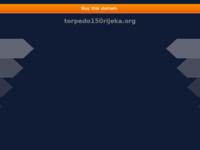 Frontpage screenshot for site: (http://www.torpedo150rijeka.org)