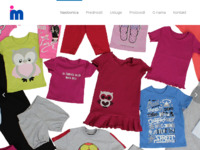 Frontpage screenshot for site: Ivanka moda - Proizvodnja i veleprodaja odjeće za bebe, djecu i odrasle (http://ivankamoda.hr)