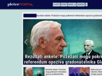 Frontpage screenshot for site: (http://pleter-portal.hr)