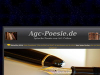 Frontpage screenshot for site: (http://www.agc-poesie.de)
