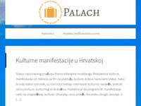 Frontpage screenshot for site: OKC Palach (http://www.palach.hr)