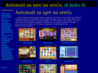 Slika naslovnice sjedišta: Automati za igre na sreću (http://automati-za-igre.com)