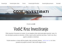 Frontpage screenshot for site: (http://www.investicije.biz)