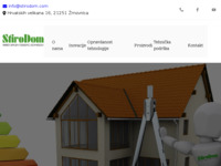 Frontpage screenshot for site: StiroDom Hrvatska - Tehnologija energetski učinkovite gradnje (http://stirodom.com)