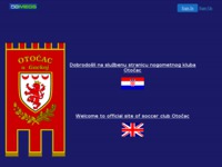 Frontpage screenshot for site: NK Otočac (http://nk-otocac.5u.com)