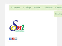 Frontpage screenshot for site: Hortikultura Soni (http://hortikultura-soni.hr/)