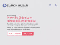 Frontpage screenshot for site: Specijalistička ginekološka ordinacija mr. sci. Darko Husar dr. med. (http://www.ginekologija-husar.hr/)