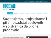 Frontpage screenshot for site: Logit - konzultantska tvrtka za digitalni marketing (http://www.logit.hr)