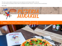 Frontpage screenshot for site: Pizzeria Mirakul Dubrovnik (http://www.pizzeriamirakul.hr)