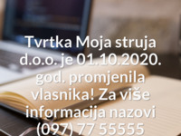 Frontpage screenshot for site: Moja struja, partner Iskon Internet-a (http://www.mojastruja.hr)