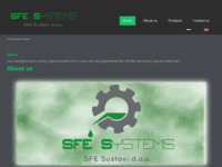 Frontpage screenshot for site: (http://www.sfe-sustavi.hr)