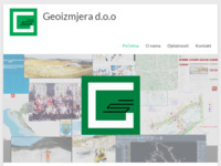 Frontpage screenshot for site: Geoizmjera d.o.o. (http://geoizmjera.hr/)