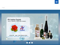 Frontpage screenshot for site: (http://www.rv-zagreb.hr)