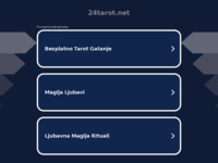 Frontpage screenshot for site: 24Tarot - Tarot i Astro Savjetovanje Online (http://www.24tarot.net)