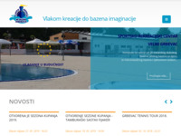 Frontpage screenshot for site: (http://bazeni-veliki-grdjevac.hr/)