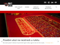 Frontpage screenshot for site: Online rulet igra (http://www.ruletonline.eu)