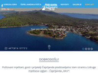 Frontpage screenshot for site: Idro, Udruga mještana Čeprljande - Čeprljanda Ugljan (http://www.ceprljanda-idro.net/)