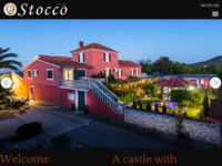 Frontpage screenshot for site: Stocco dvorac, Ugljan, Hrvatska (http://www.stoccocastle.com/)