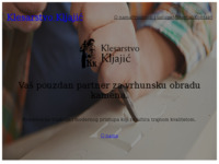 Frontpage screenshot for site: Klesarstvo Kljajić (http://www.klesarstvokljajic.hr)