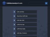 Frontpage screenshot for site: Caffe Bar Westport (http://www.caffebarwestport.com)