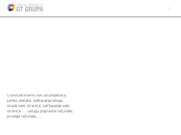 Frontpage screenshot for site: GT grupa – web, print, design (http://gtgrupa.hr)