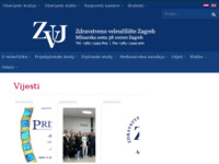 Frontpage screenshot for site: Zdravstveno veleučilište Zagreb (http://www.zvu.hr)