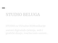 Frontpage screenshot for site: (http://studiobeluga.com)