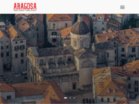 Frontpage screenshot for site: (http://aragosa.hr)