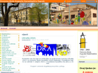 Frontpage screenshot for site: (http://os-aharambasica-zg.skole.hr/)