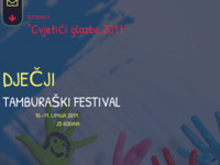 Frontpage screenshot for site: (http://cvjetici-glazbe.hr/)