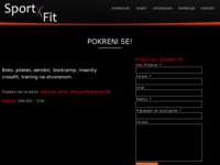 Frontpage screenshot for site: Sport-Fit (http://sport-fit.hr/)