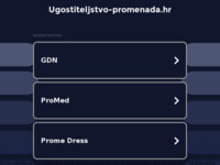 Frontpage screenshot for site: Ugostiteljstvo Promenada (http://ugostiteljstvo-promenada.hr/)