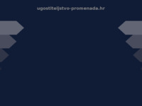 Frontpage screenshot for site: (http://ugostiteljstvo-promenada.hr/)
