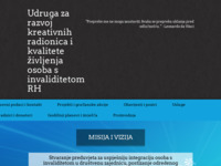 Frontpage screenshot for site: Udruga za razvoj i unapređenje pomagala i kvalitete življenja osoba s invaliditetom RH (http://uzrup.hr/)