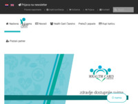 Frontpage screenshot for site: (http://www.health-card.com)