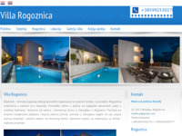 Frontpage screenshot for site: (http://www.villa-rogoznica.com)