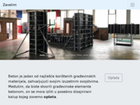 Frontpage screenshot for site: Zavelim - skele i oplate (http://www.skela-oplate.eu/)