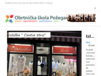 Frontpage screenshot for site: (http://www.obrtnicka-skola-pozega.hr)