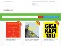 Frontpage screenshot for site: Knjigolov (http://www.knjigolov.hr)