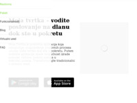 Frontpage screenshot for site: (http://mojatvrtka.hr)
