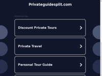 Frontpage screenshot for site: Home - Private Guide Split (http://www.privateguidesplit.com)