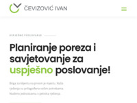 Frontpage screenshot for site: Čevizović Ivan j.t.d. | za porezno savjetništvo (http://www.cevizovic.eu)